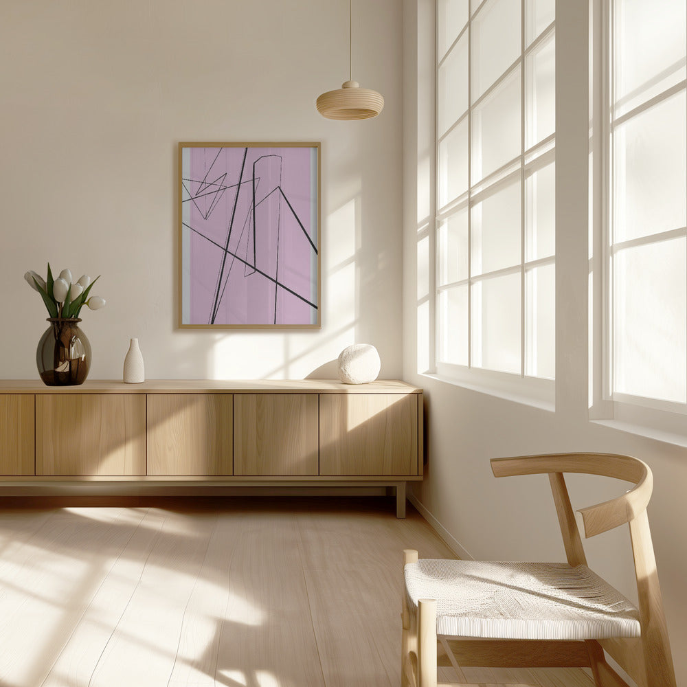 Angular Lines No 10 Poster